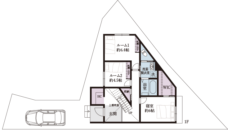 モダリット塚田ⅡB棟の間取り画像